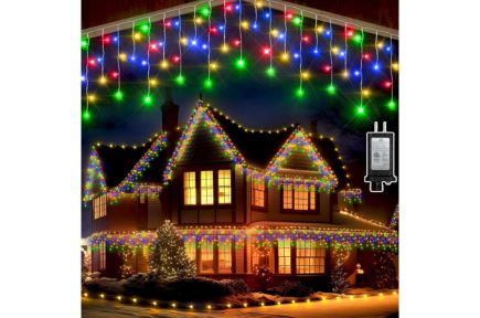 Illuminate Your Holidays with the 82FT Curtain Fairy String Lights Review