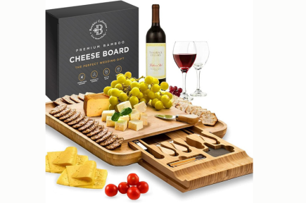 A Perfect Blend of Style and Functionality: Christmas Charcuterie Board Gift Set Review