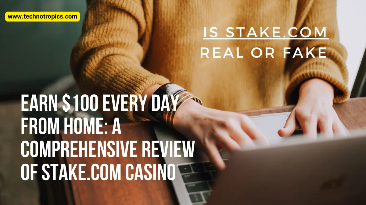 Earn $100 Every Day from Home: A Comprehensive Review of Stake.com Casino